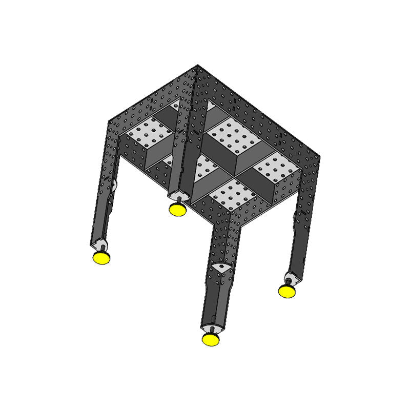3D Schweißtisch PREMIUM D16 | 800×600×150×8 mm – Kompakt, extrem stabil & perfekt für präzise Schweißarbeiten