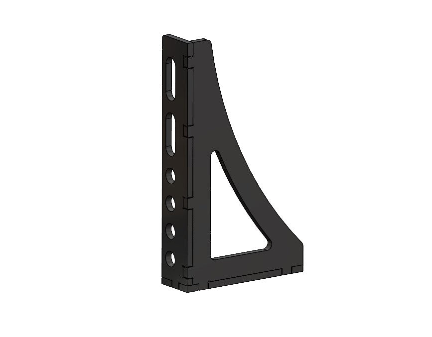 Spannwinkel D28 | 450x250x75x12mm – Geschweißt