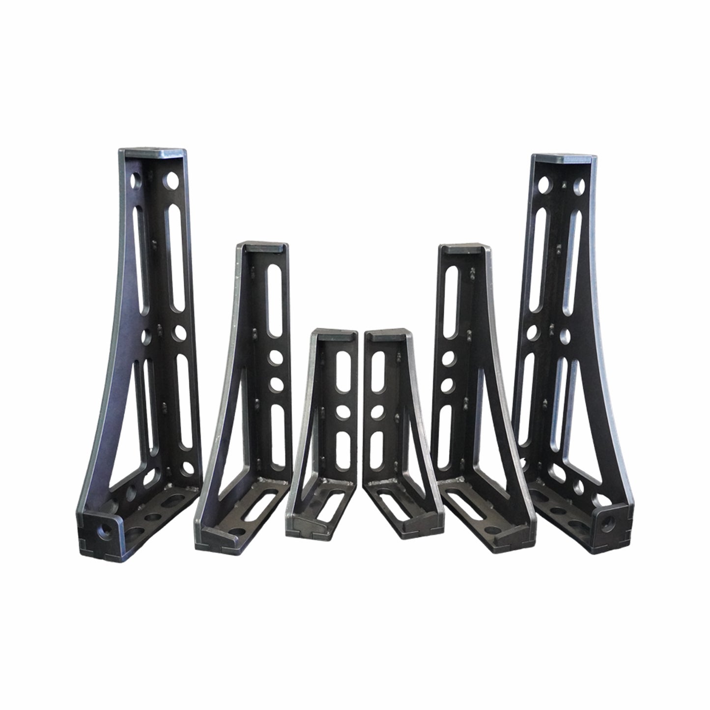 6-teiliges 3D Spannwinkel-Set D28 | 12 mm – 250, 300, 450 mm