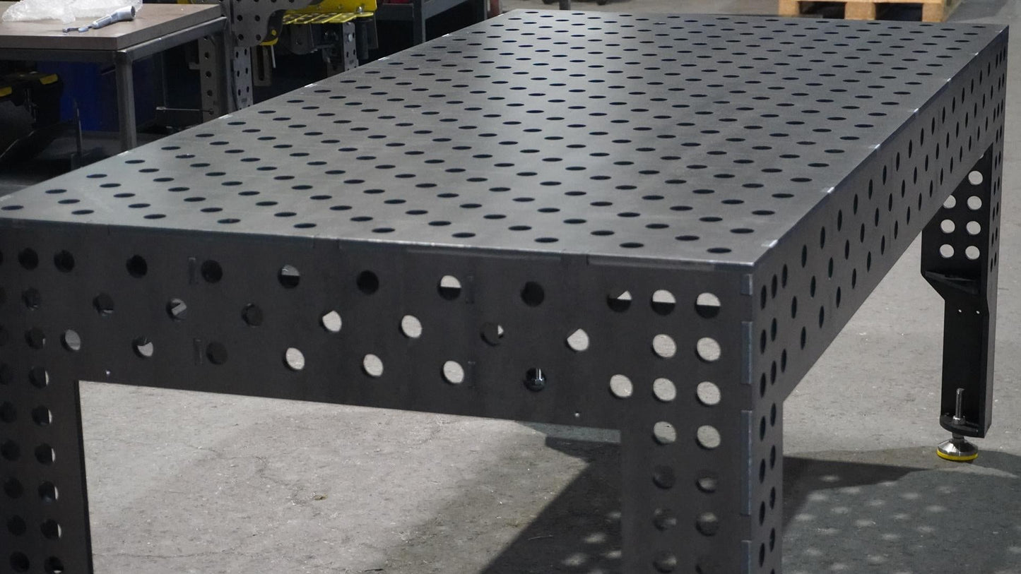 * AKTION * - Nur so lange Vorrat reicht - 3D Schweißtisch 2000 x 1000 x 12mm PREMIUMSTAHL D28 - Hot-tabledance