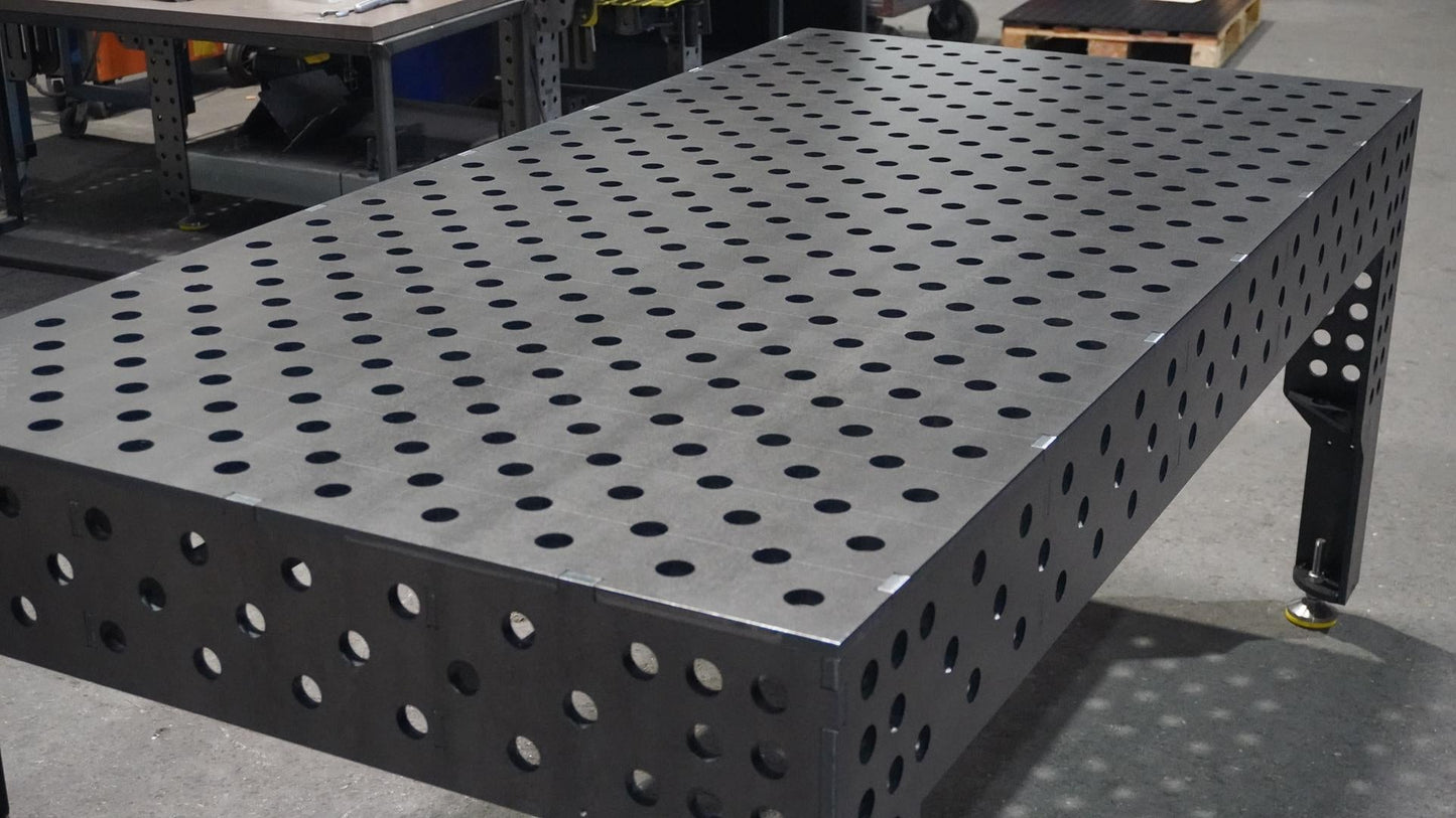 * AKTION * - Nur so lange Vorrat reicht - 3D Schweißtisch 2000 x 1000 x 12mm PREMIUMSTAHL D28 - Hot-tabledance