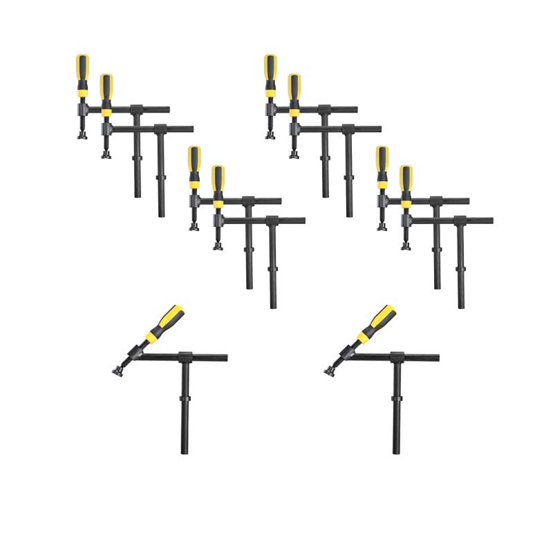 10-teiliges Rohrschraubzwingen-Set D16