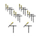 10-teiliges Rohrschraubzwingen-Set D16