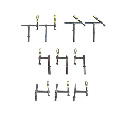 10-teiliges Rohrschraubzwinge-Set D28 – Komplettlösung für Ihren Schweißtisch