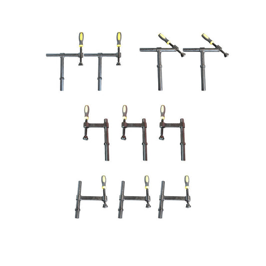 10-teiliges Rohrschraubzwinge-Set D28 – Komplettlösung für Ihren Schweißtisch