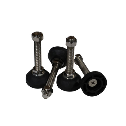4 Stellfüße M16x100mm Ø 50mm für Schweißtisch 