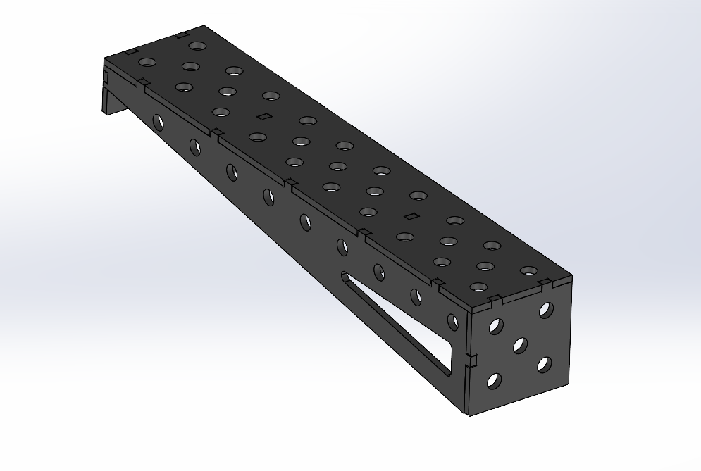 Tischverlängerung-Set D28 | 1000×200×200×12 mm