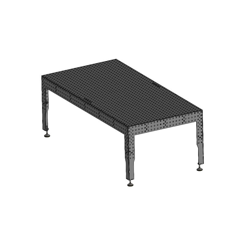 3D Schweißtisch PREMIUM D16 | 2400×1200×150×8 mm – Großformatiger Profi-Schweißtisch für maximale Präzision