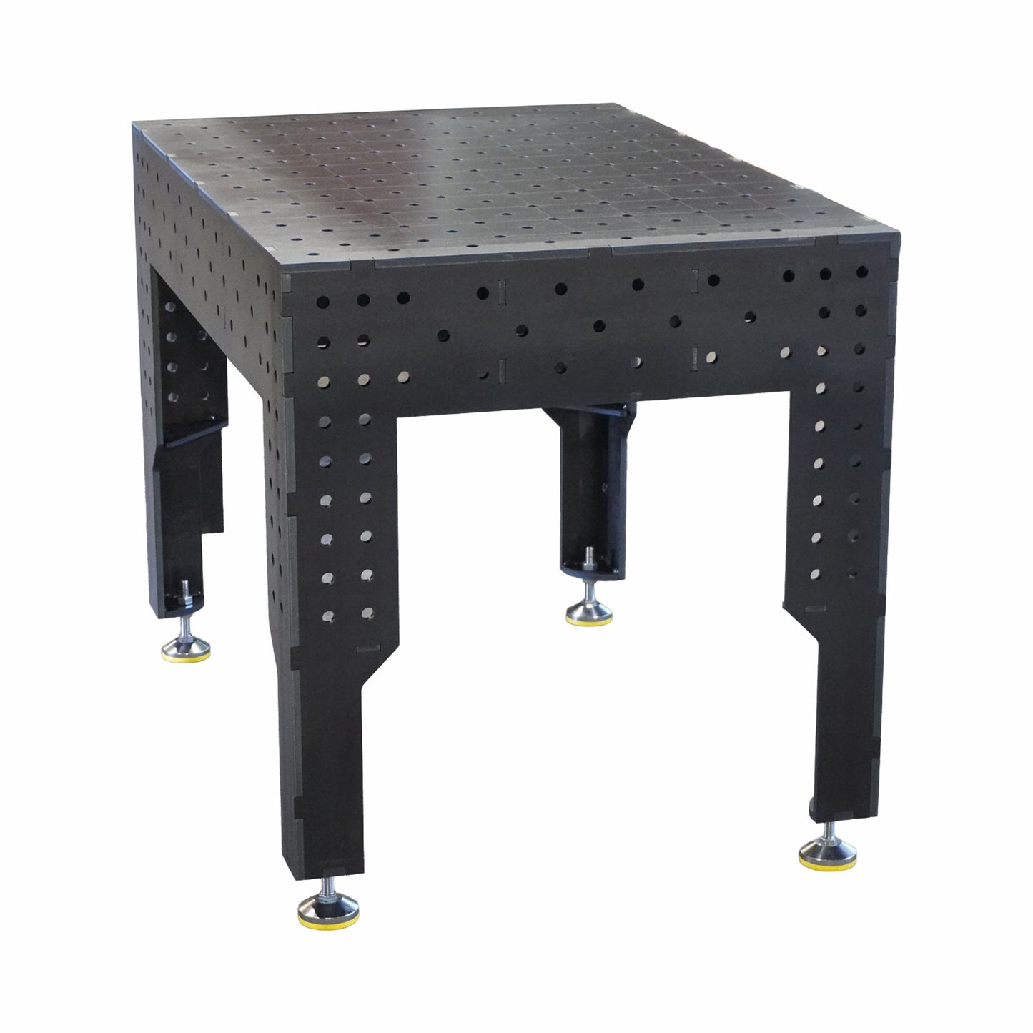 3D Schweisstisch PREMIUM D16 1200 × 800 mm mit 200 mm Seitenhöhe und 100 × 100 mm Diagonal-Lochraster