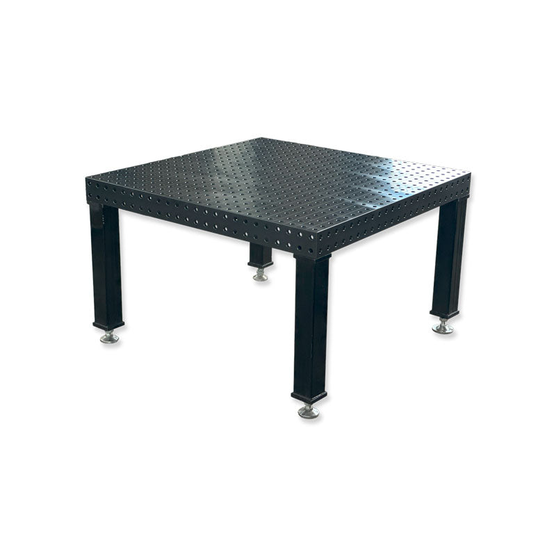 3D Schweißtisch PROFI D16 – 1200 × 1200 × 100 mm | 12 mm plasmanitriert