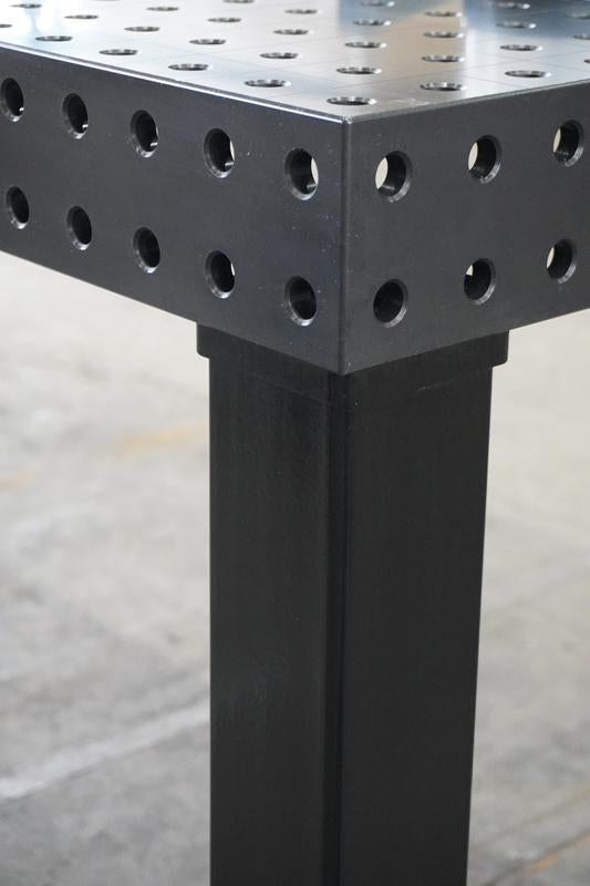 3D Schweißtisch PROFI D16 – 1200 × 1200 × 100 mm | 12 mm plasmanitriert