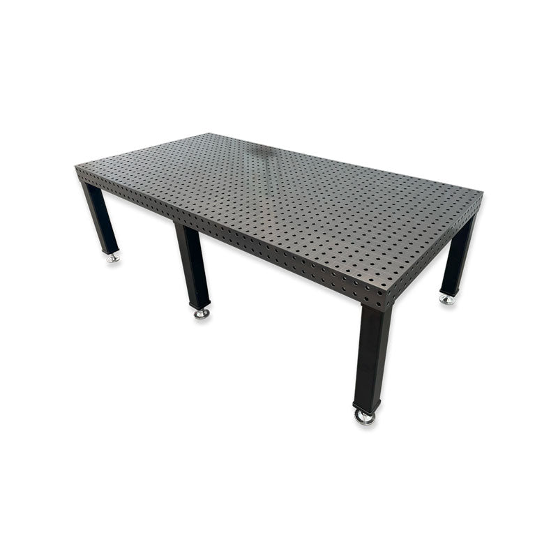 3D Schweißtisch PROFI D16 Plasmanitriert – 2400×1200×100 mm | 12 mm stark