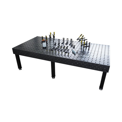 3D Schweißtisch PROFI Ø28 Plasmanitriert
3000 × 1500 × 200 mm | 25 mm
inkl. 40-tlg. PROFI Set D28×50 mm