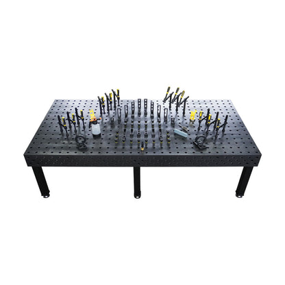 3D Schweißtisch PROFI Ø28 Plasmanitriert
3000 × 1500 × 200 mm | 25 mm
inkl. 60-tlg. PROFI Set D28×50 mm