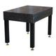 Work-Pro D16 Schweißtisch 1200 × 800 mm mit 12 mm Arbeitsplatte und Diagonalraster – Perspektivansicht