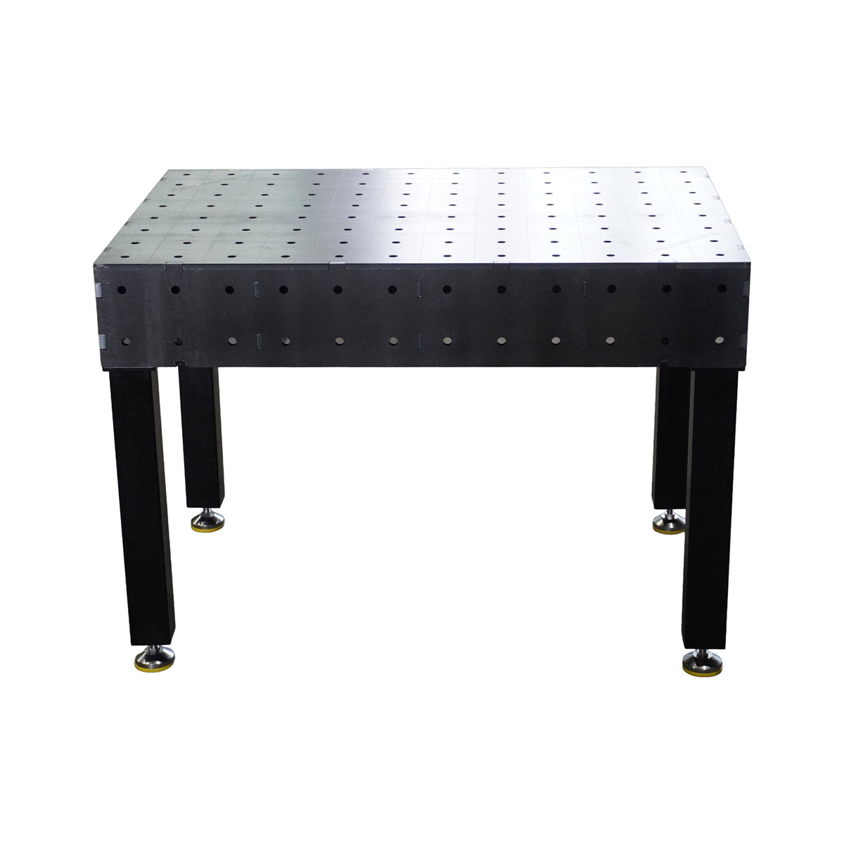 Work-Pro D16 Schweißtisch 1200 × 800 mm mit 12 mm Arbeitsplatte – Frontansicht