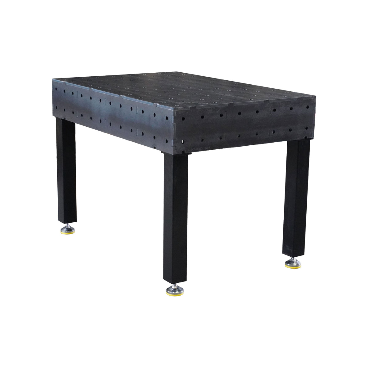 Work-Pro D16 Schweißtisch 1200 × 800 mm – schräge Frontansicht