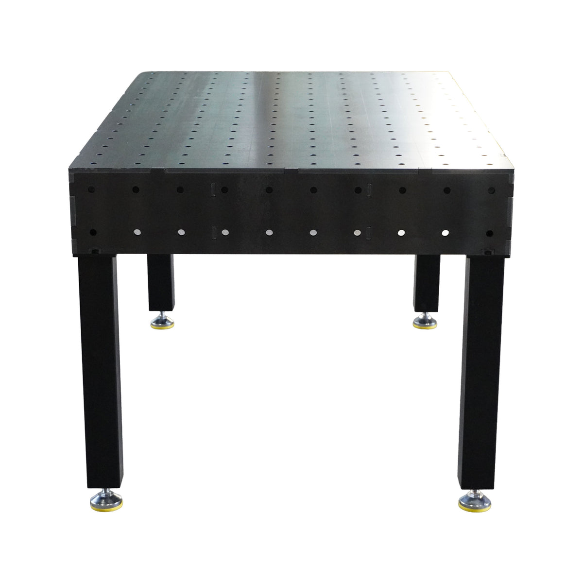 Work-Pro D16 Schweißtisch 1500 × 1000 mm mit Raster 100 × 100 mm – Frontansicht