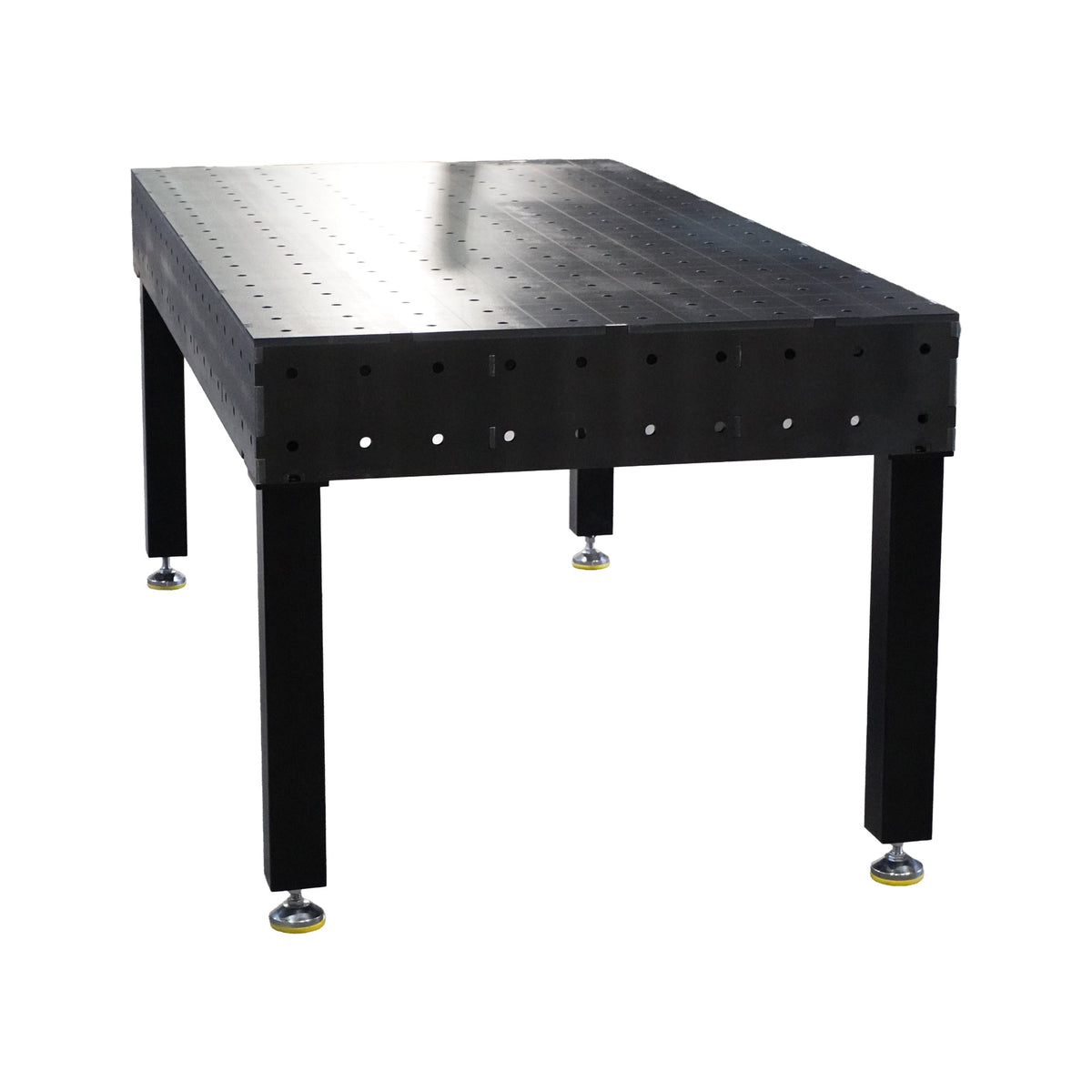 Work-Pro D16 Schweißtisch 2000 × 1000 mm mit 12 mm Arbeitsplatte – Perspektivansicht