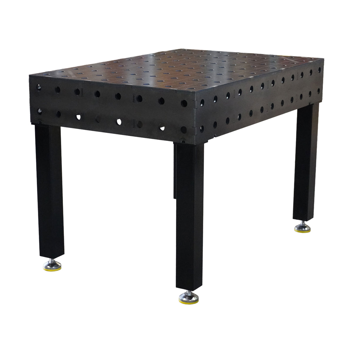 3D-Schweisstisch Work-Pro D28 1200 × 800 × 200 mm mit Diagonalraster und Tischbeinen