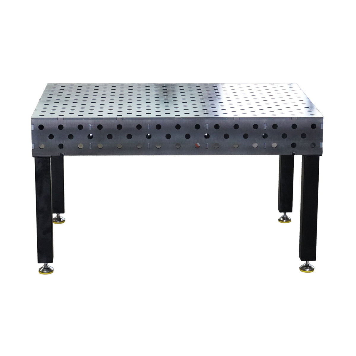 3D-Schweisstisch Work-Pro D28 1500 × 1000 mm mit Diagonalraster – Seitenansicht