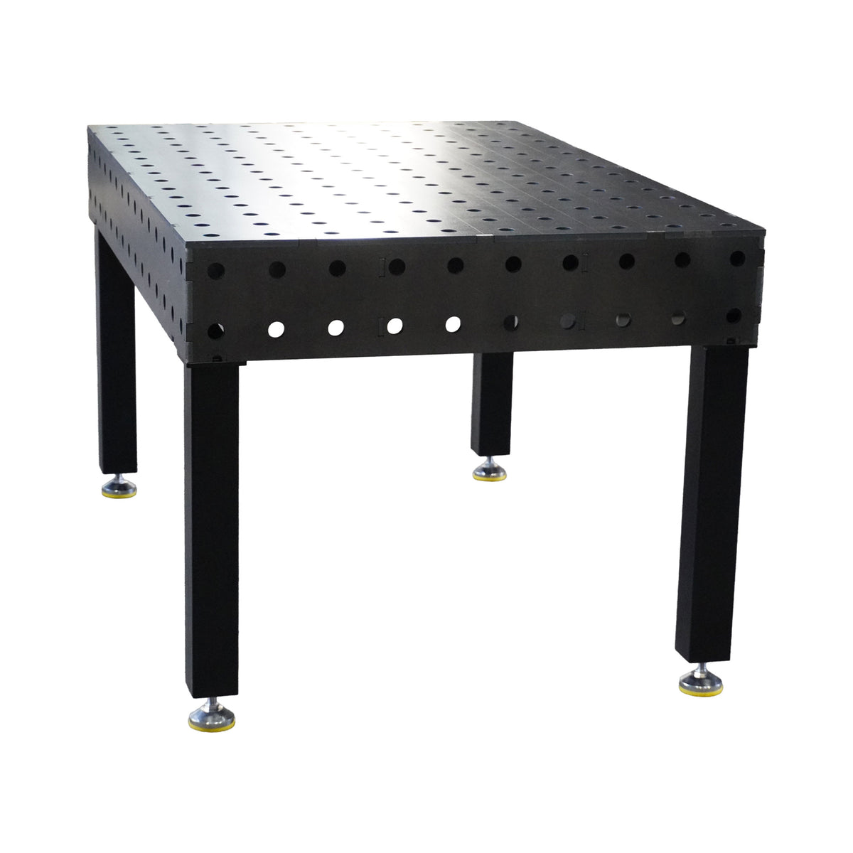 Work-Pro D28 3D-Schweisstisch 1500 × 1000 × 200 mm – Seitenansicht