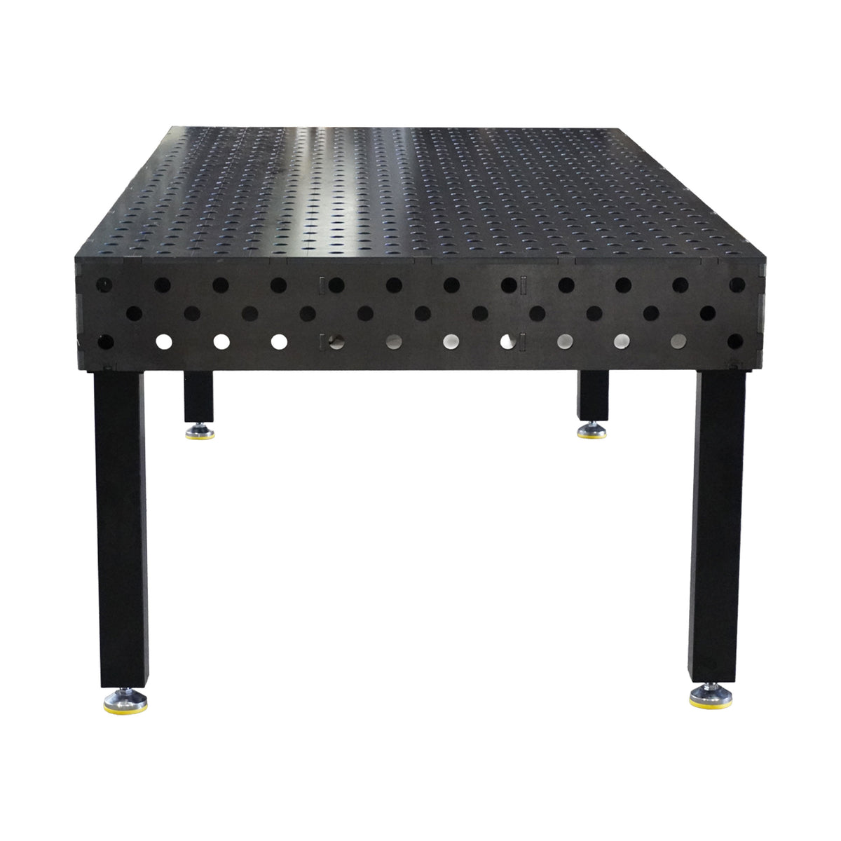 Work-Pro D28 Schweisstisch 2400 × 1200 × 200 mm mit Diagonalraster und höhenverstellbaren Füssen