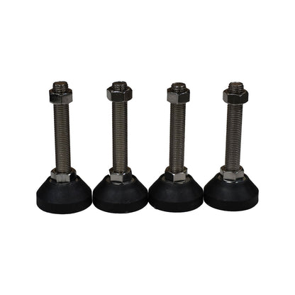 4 Stellfüße M16x100mm Ø 50mm für Schweißtisch 
