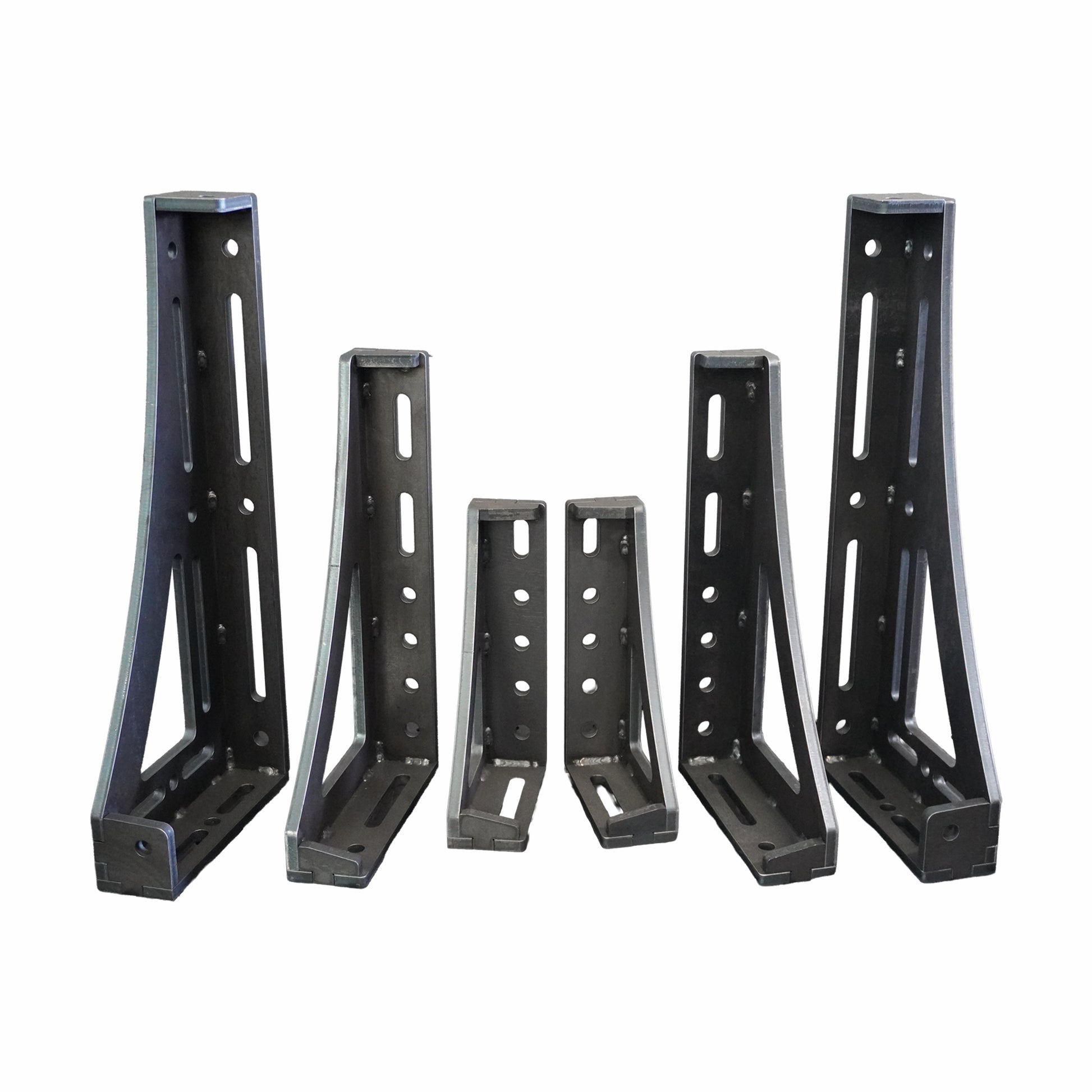 6-teiliges 3D Spannwinkel-Set D16 | 12 mm – 250, 300, 450 mm Links und Rechts
