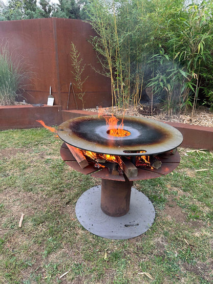 Feuerplatte + Grilleinsatz Einlegerost - 6mm