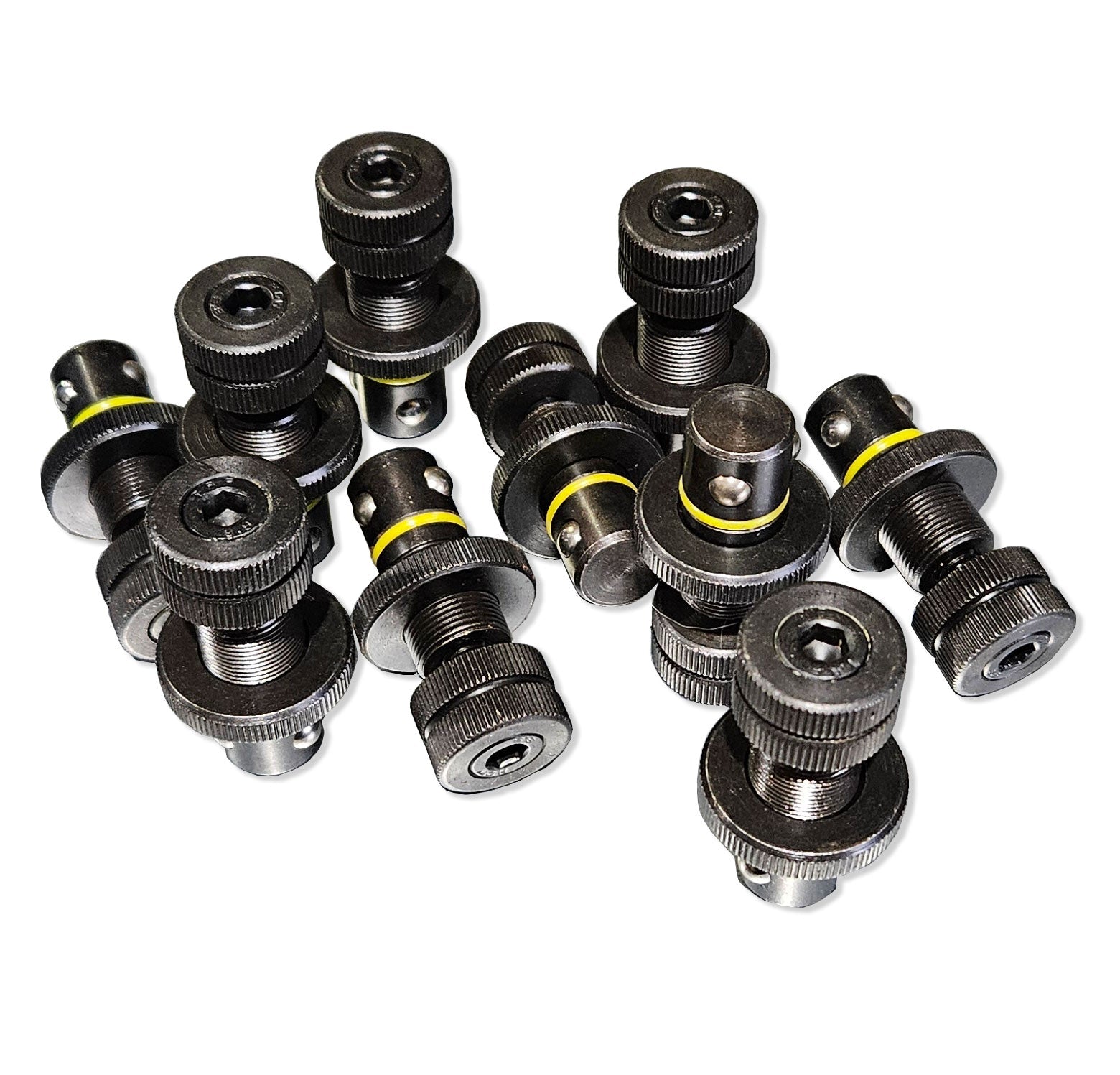 Set 10x Kugelsperrbolzen verstellbar für Schweißtisch D16