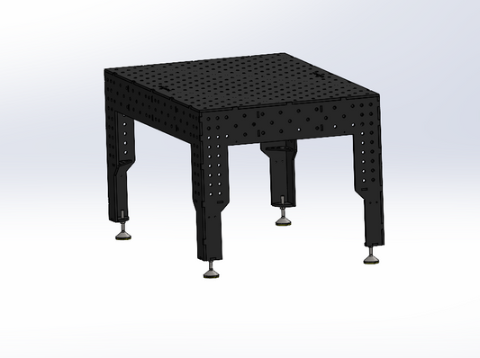 3D Schweißtisch PREMIUM D16 | 1500×1000×200×12 mm – Höchste Stabilität für professionelle Schweißarbeiten