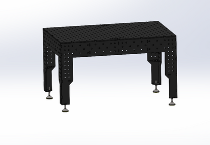 3D Schweißtisch PREMIUM D16 | 1500×1000×200×12 mm – Höchste Stabilität für professionelle Schweißarbeiten