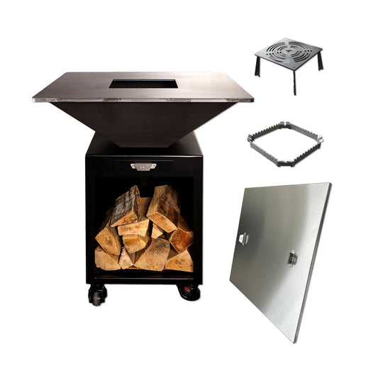 Fyrr Grill Black 100 Set – Premium-Set für stilbewusstes Outdoor-Grillen