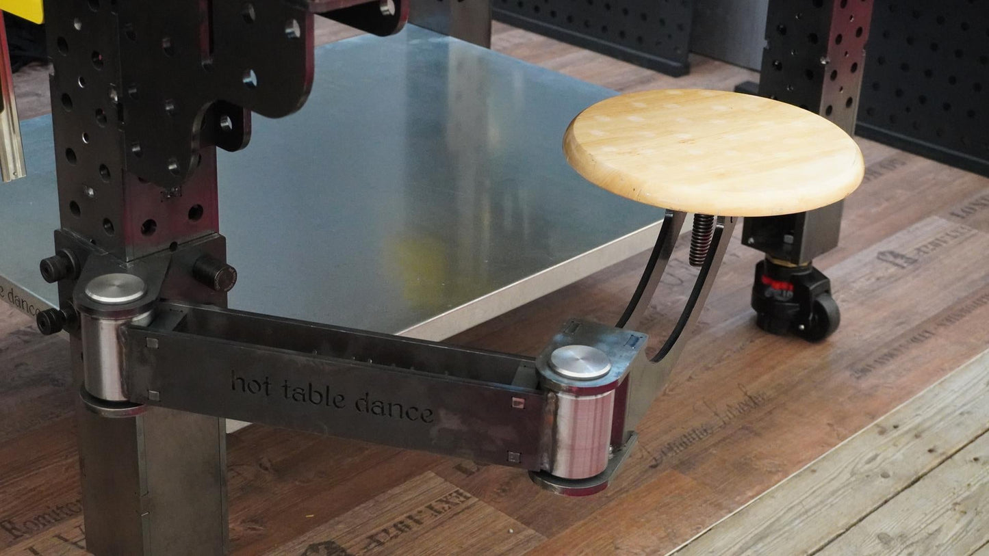 Schwebehocker| Arbeitshocker für Schweißtisch