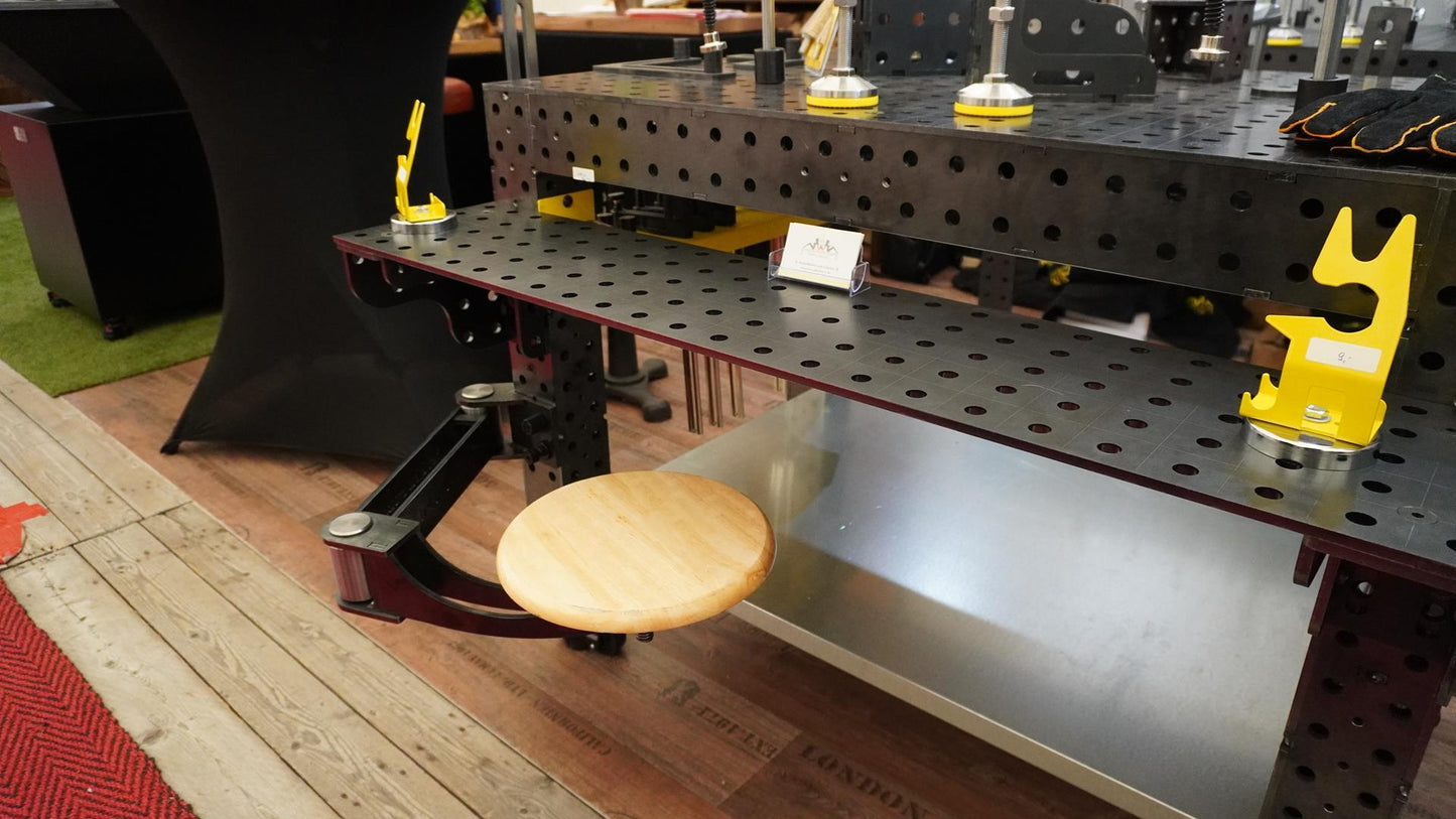 Schwebehocker| Arbeitshocker für Schweißtisch 