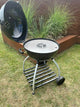 Set 57er Feuerplatte für Kugelgrill + Grilleinsatz Einlegerost