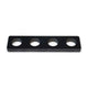 Universal-Anschlag D28 | 200x50x12mm - 4x Rundloch