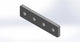 Universalanschlag Premium - 4x Rundloch - 200x50x12mm 