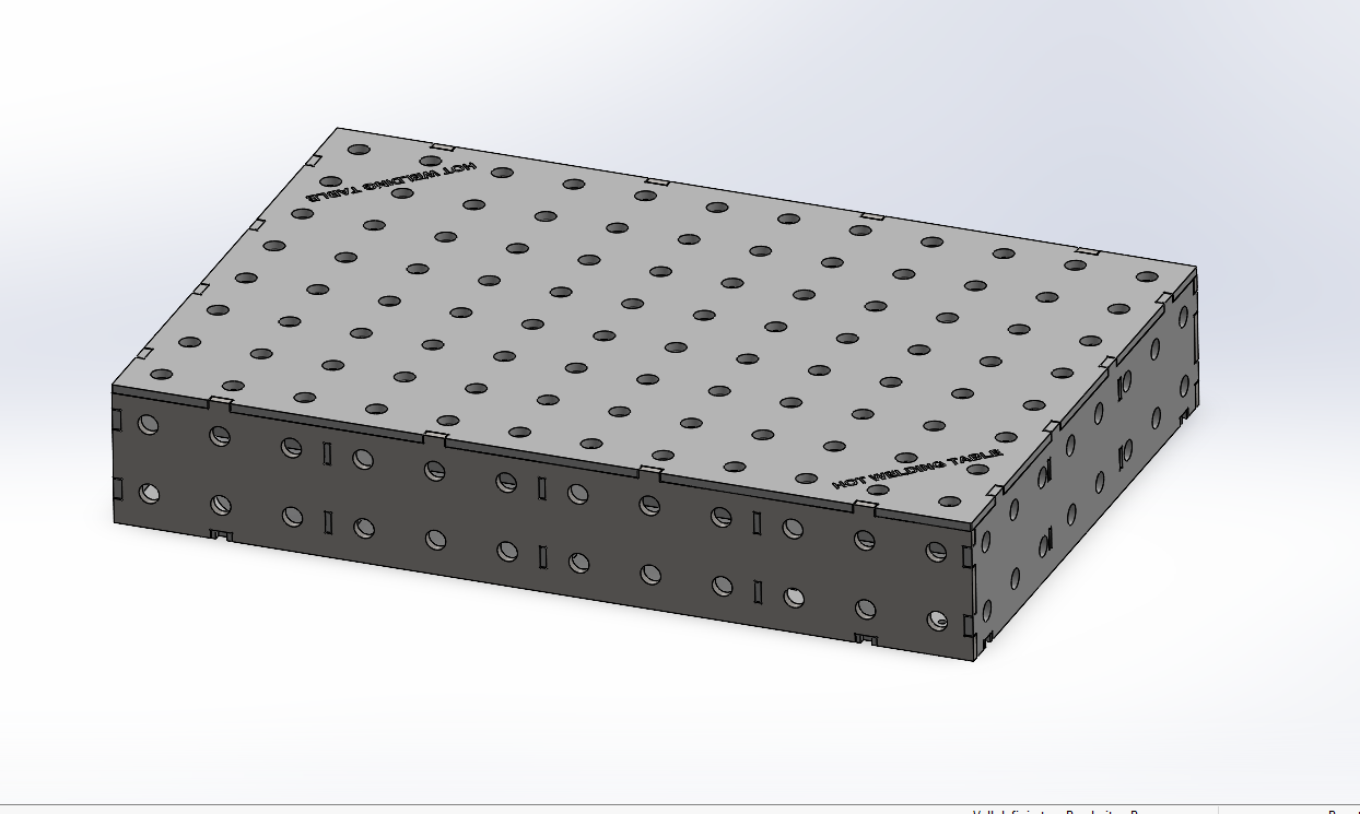 Work-Pro D28 Schweisstischplattform 1200 × 800 mm mit 12 mm Materialstärke und Raster 100 × 100 mm