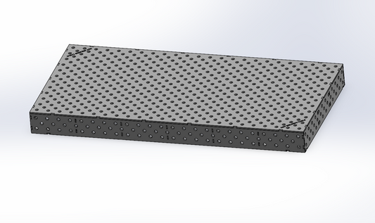 3D Schweisstisch Work-Pro D28 – 2400 × 1200 × 200 mm | 12 mm