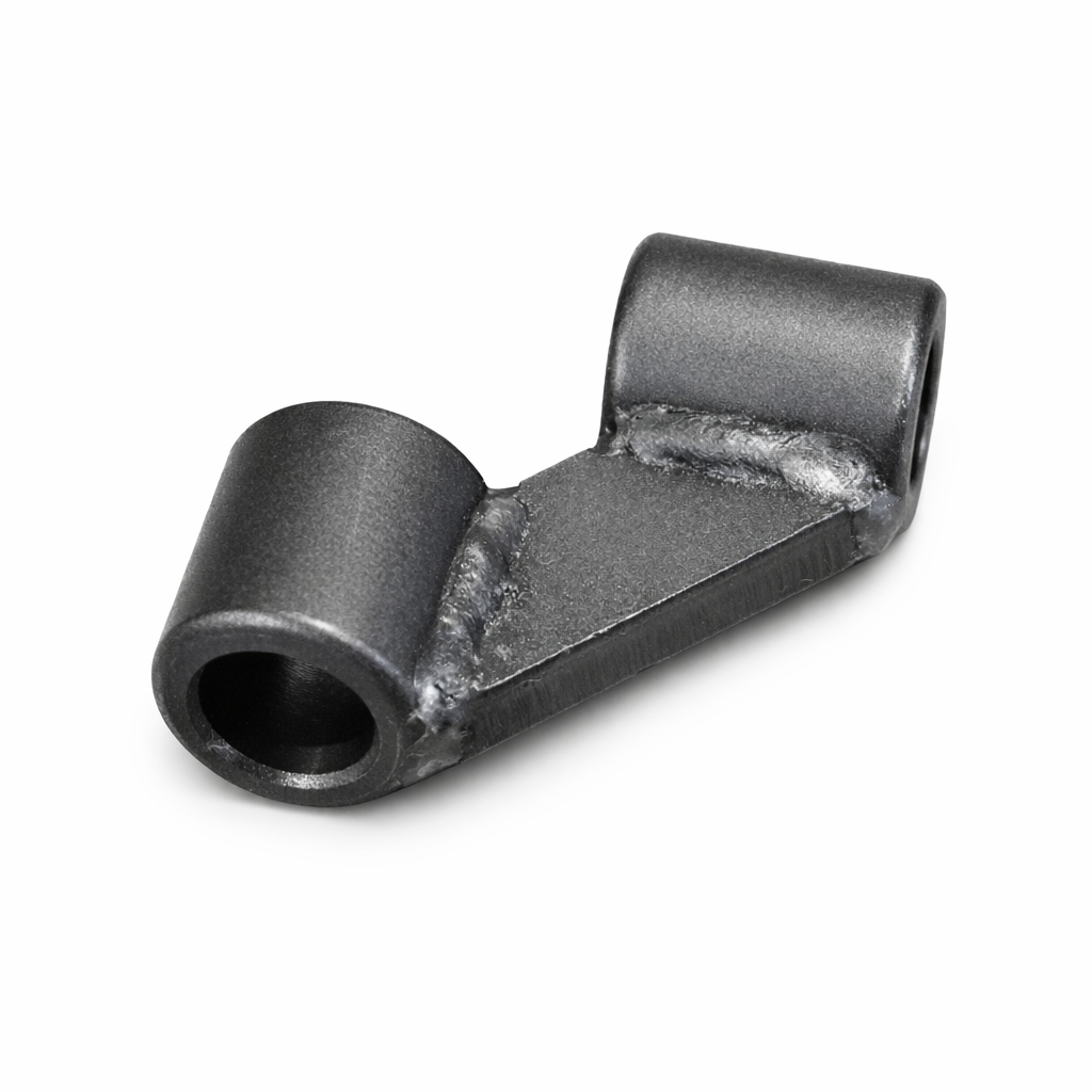Rohrverbinder D16 Winkel 90° mit Lasche für Spannrohr | System 16