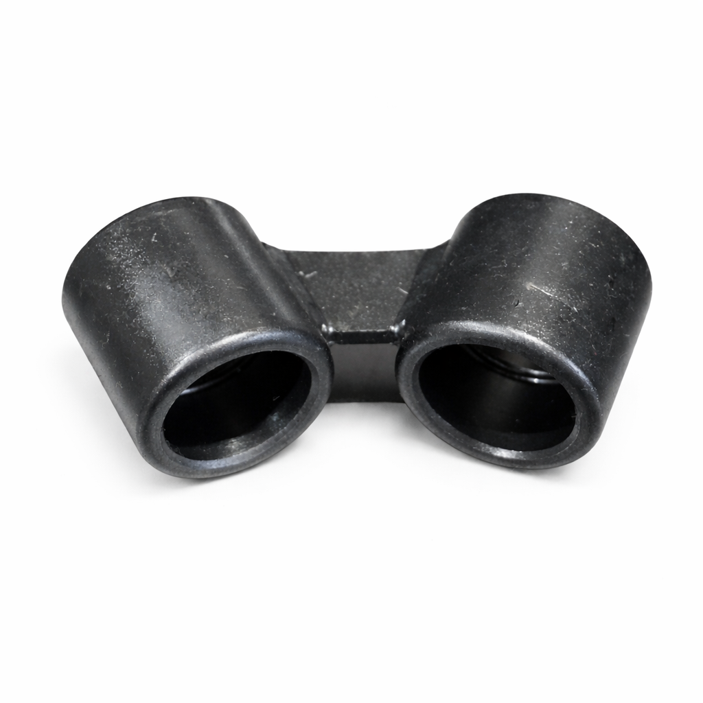 Rohrverbinder D28 Winkel 45° mit Lasche | System 28