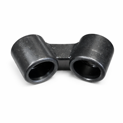 Rohrverbinder D28 Winkel 45° mit Lasche | System 28