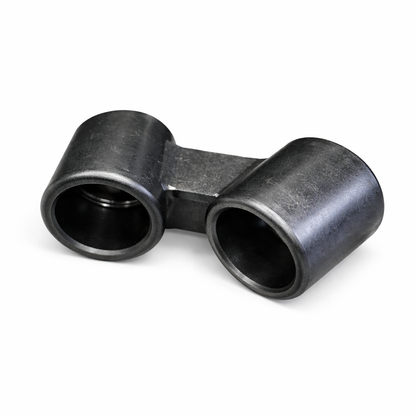 Rohrverbinder D28 Winkel 45° mit Lasche | System 28