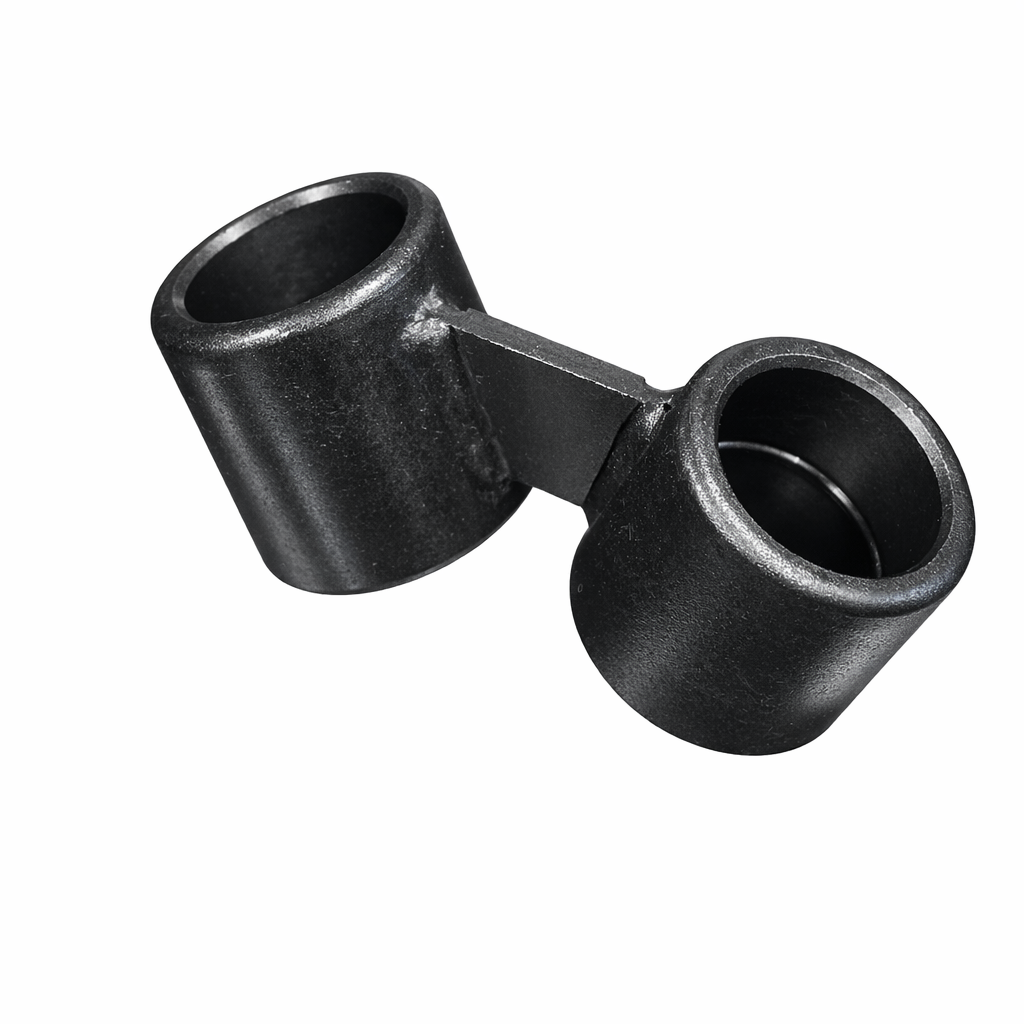 Rohrverbinder D28 Winkel 45° mit Lasche | System 28