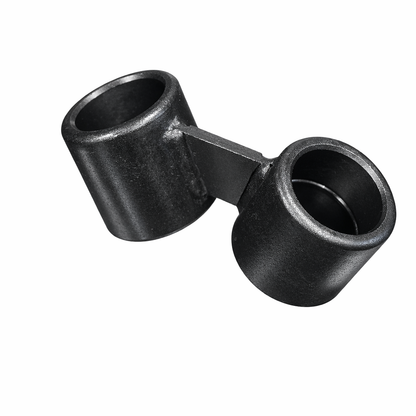 Rohrverbinder D28 Winkel 45° mit Lasche | System 28