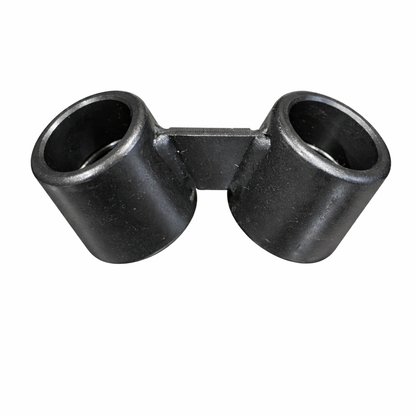 Rohrverbinder D28 Winkel 45° mit Lasche | System 28