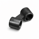 Rohrverbinder D28 Winkel 45° mit Lasche | System 28