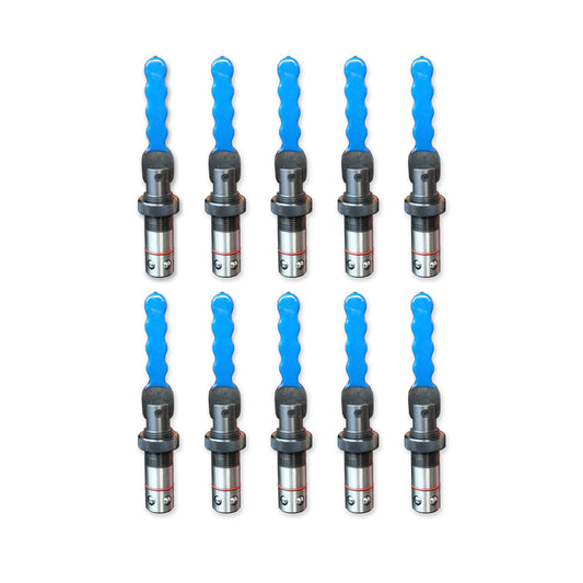 Set 10x Schnellspannbolzen mit Griff D28x50mm